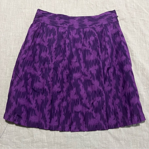 Kimchi Blue Purple Pleated A-Line Mini Skirt Urban Outfitters Romantic femme - Picture 2 of 8
